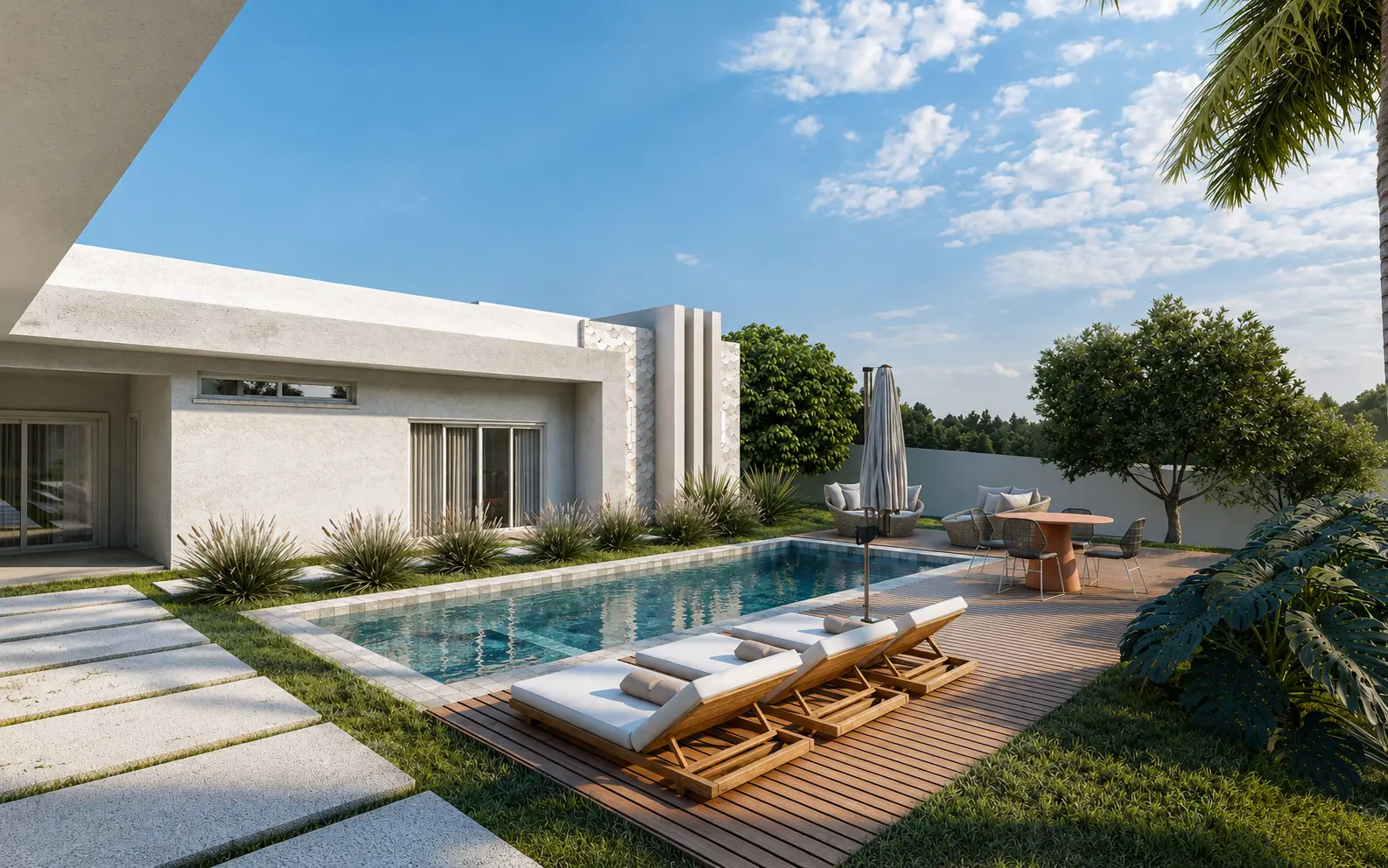 Fachada da Concept 04 — referência arquitetônica Concept Homes