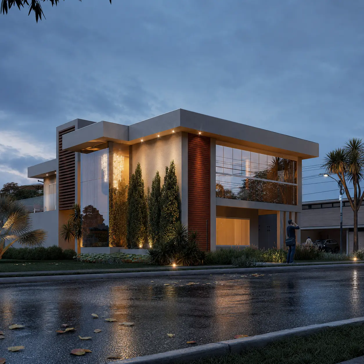 Fachada da Concept 03 — referência arquitetônica Concept Homes